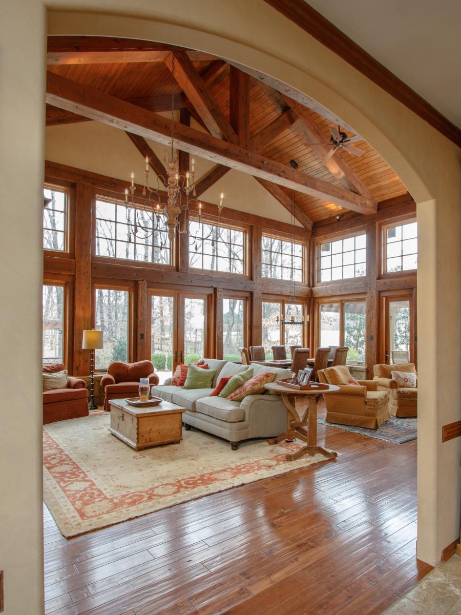 Refined lodge style addition