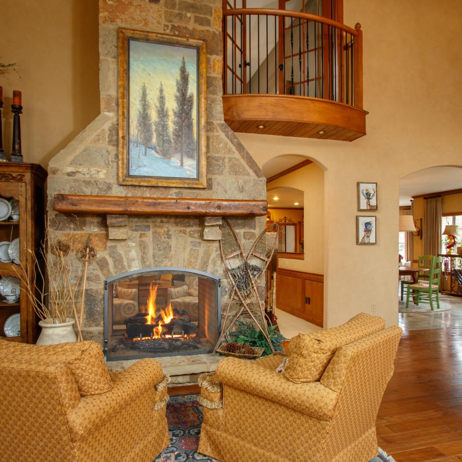 Refined lodge style addition