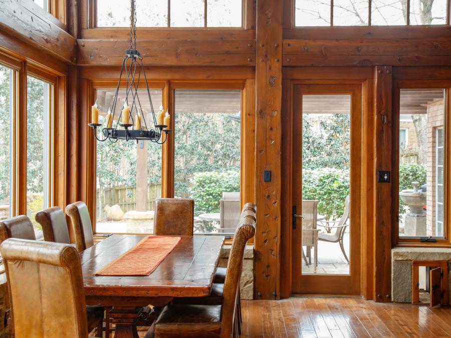 Refined lodge style addition
