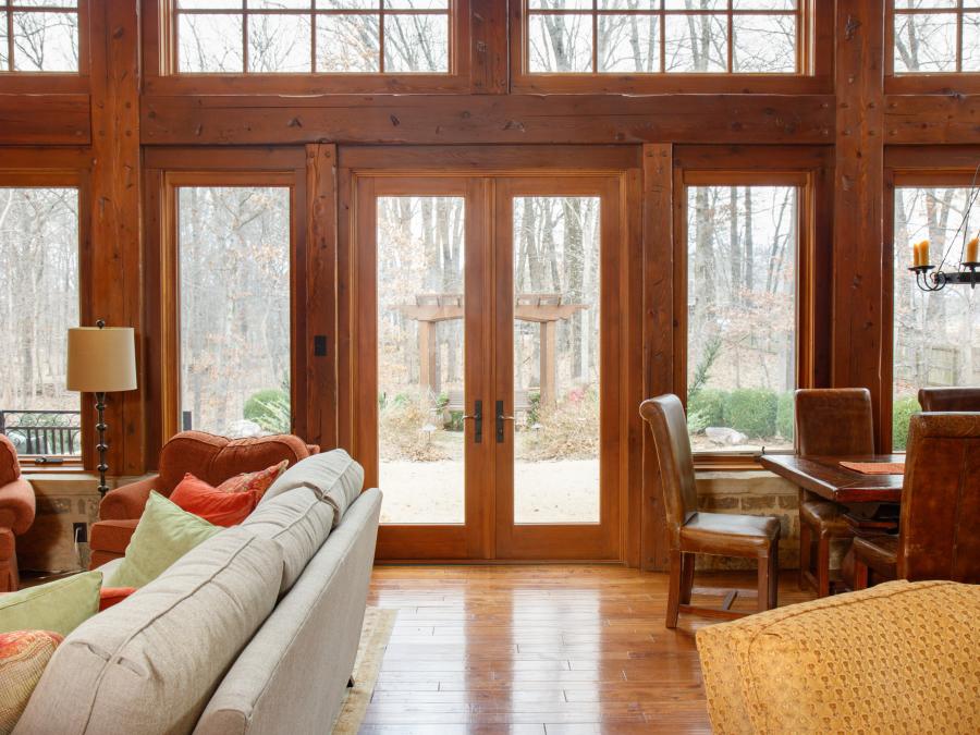 Refined lodge style addition