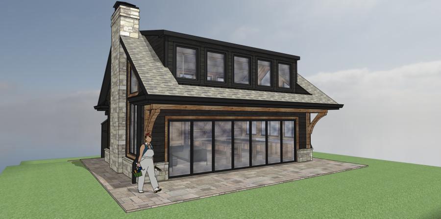 Rustic Garden House Concept
