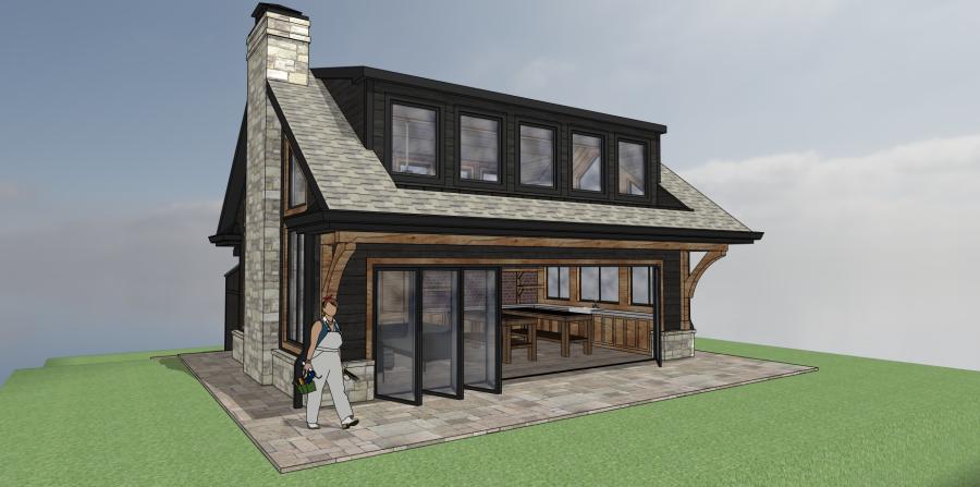 Rustic Garden House Concept