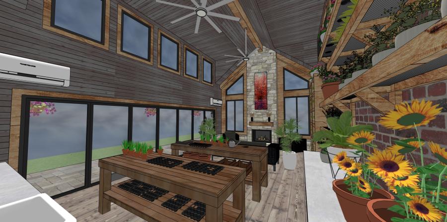 Rustic Garden House Concept