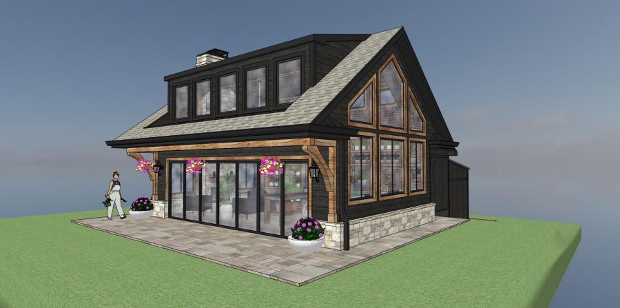 Rustic Garden House Concept