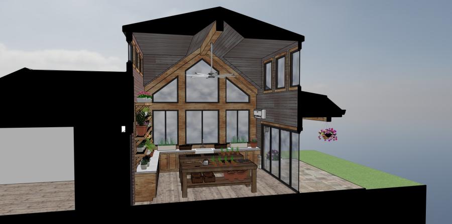 Rustic Garden House Concept