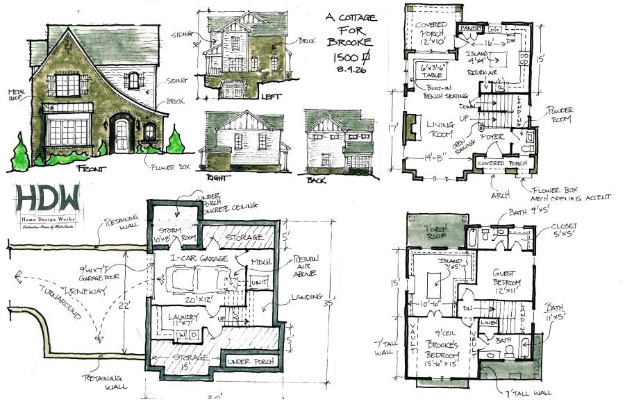 A designer working on a snippet of architecture design